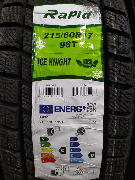 Rapid 215/60R17 Ice Knight