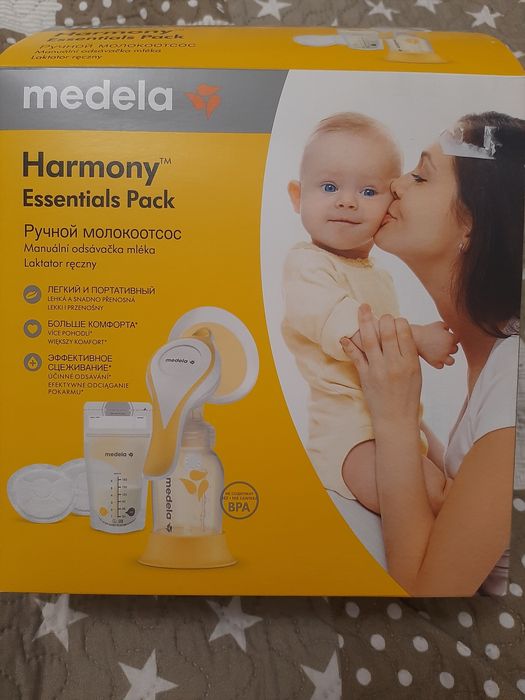 MEDELA Двуфазна ръчна помпа за кърма (основен пакет) Harmony