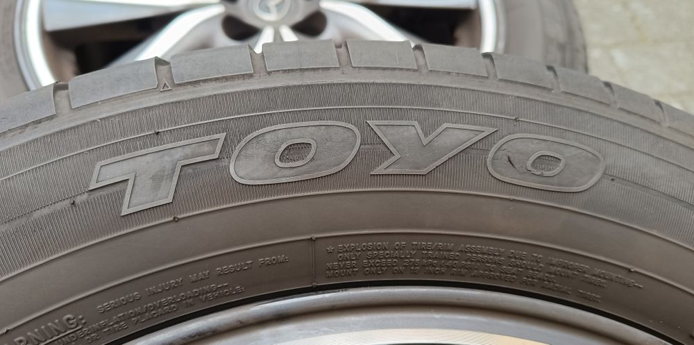 Оригинални джанти с летни гуми 19 цола Mazda CX5 Дот 2020г