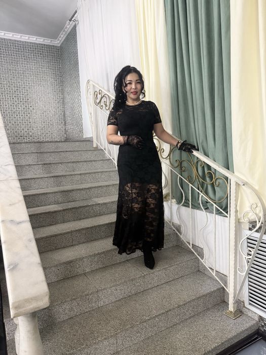 Продам платья черное сеточный элегантный