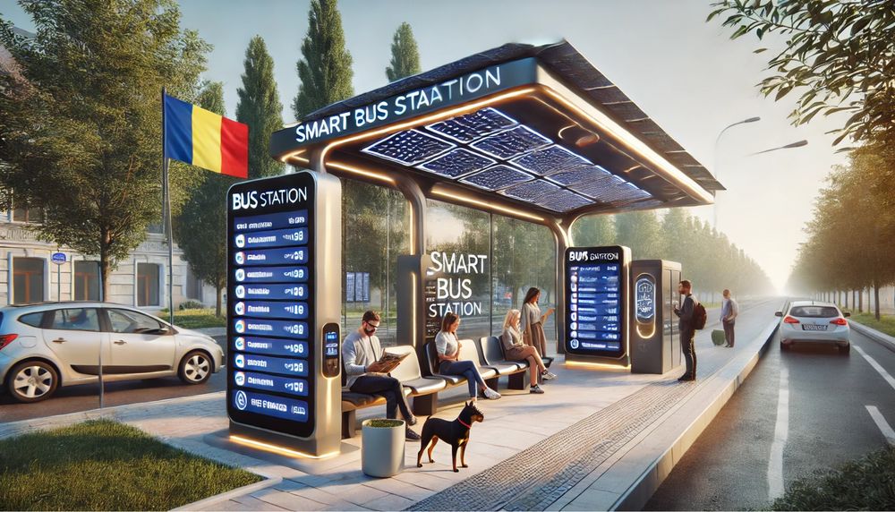 Stati autobuz smart / inteligente-proiectare/ finalizare /digitalizare