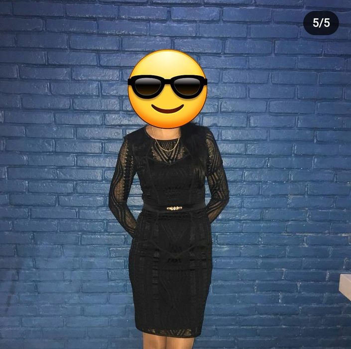 Платье черное, стильное, Lasagrada