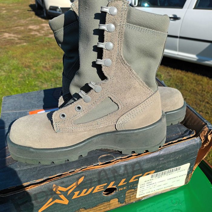 Bocanci militari de aviatie, Wellco 5WF, talpic 24 cm Gore-Tex, Vibram