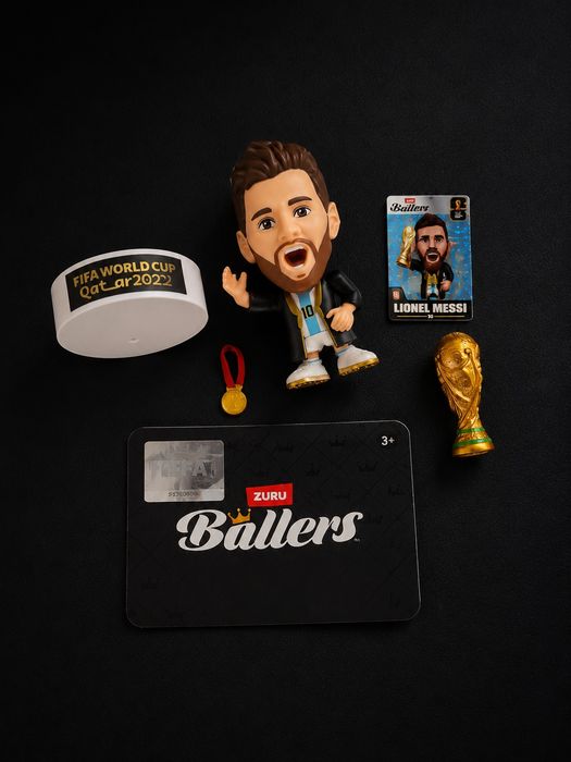 ZURU Ballers FIFA World Cup Qatar 2022 Lionel Messi + accesorii COMPLETE