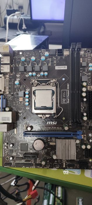 Проц i3-3 пок 3.3 GHZ+мат.плата комплект 17'000к