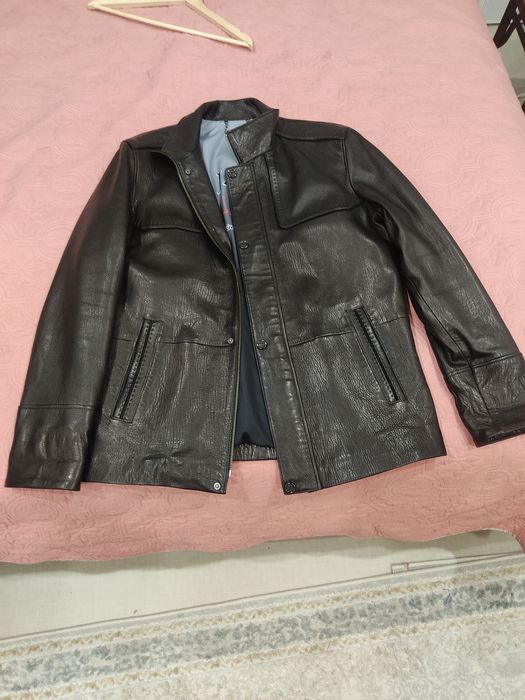 Кожаная куртка мужская