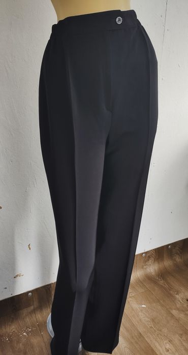 Pantaloni negri dama clasici elastic in talie M L