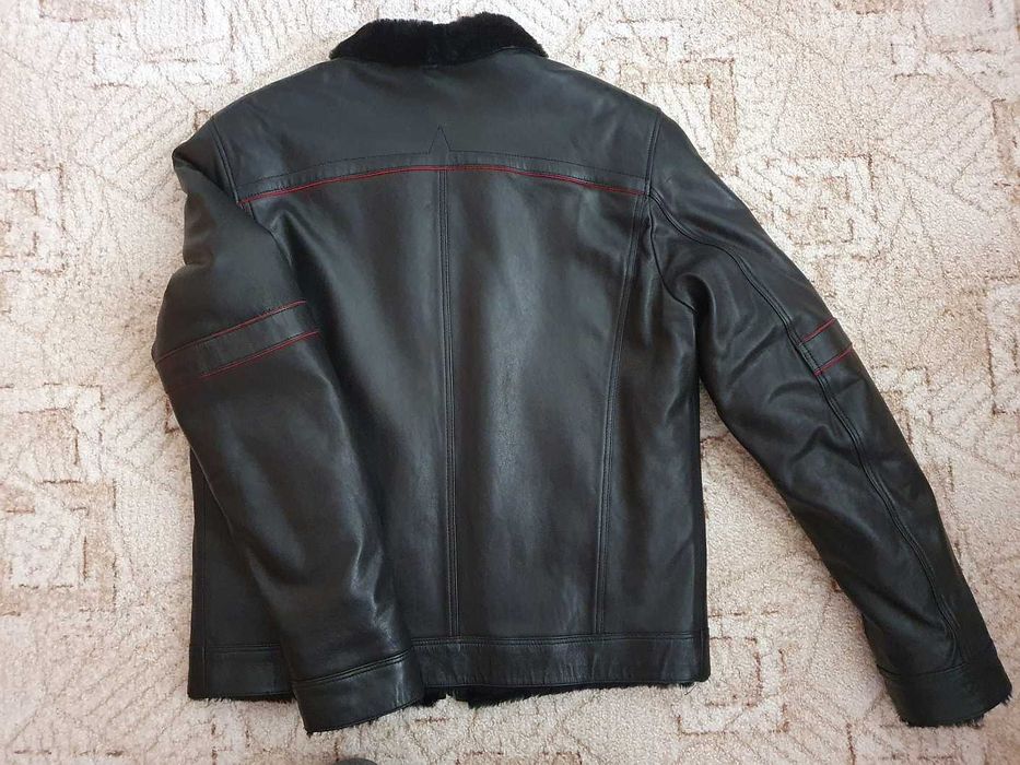 Мъжко яке естествена кожа