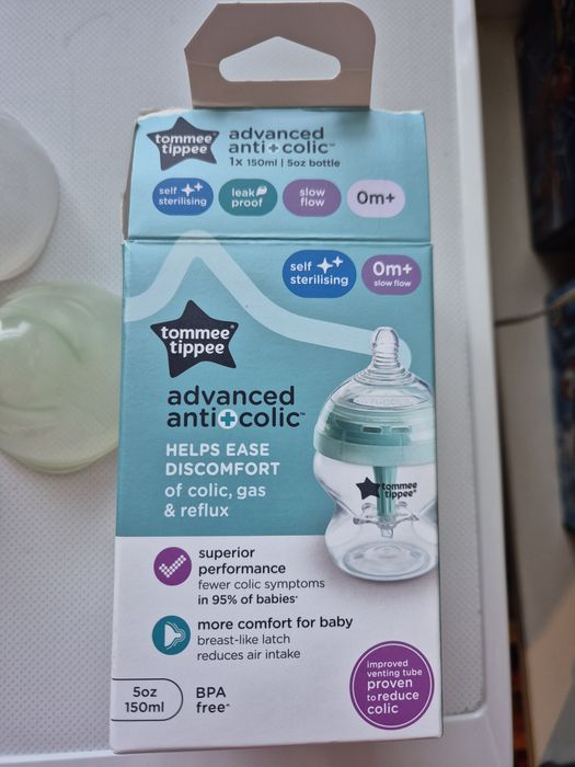 Томи Типи шишета с антиколик система