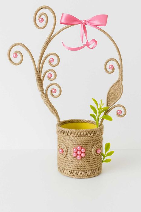 Ръчна изработка- панери и кошници от юта