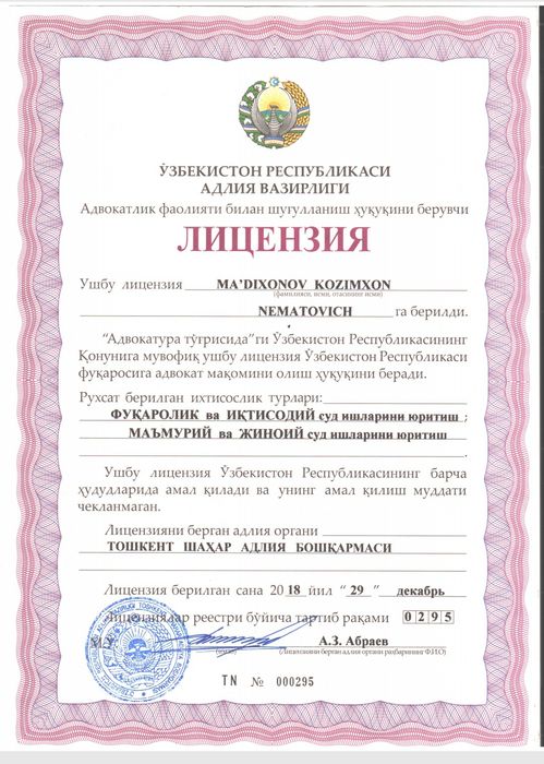 Адвокат по гражданским делам