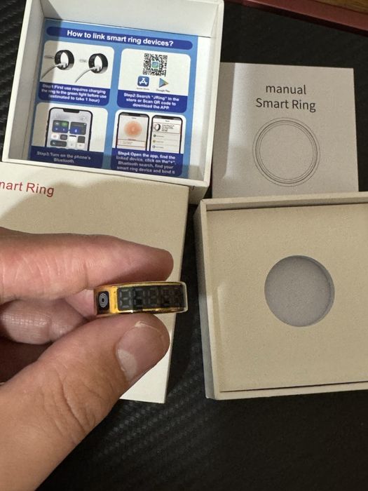 Смарт пръстен със дисплей размер 10