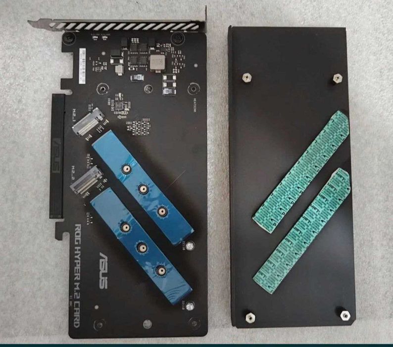Asus rog hyper m.2 card - адаптер pci-e