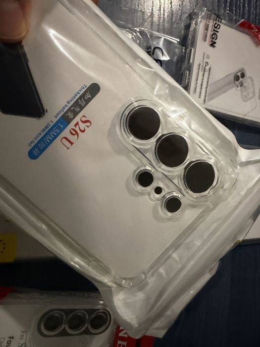 Samsung Galaxy S26 Ultra,S26+,S26 прозрачни силиконови гърбове