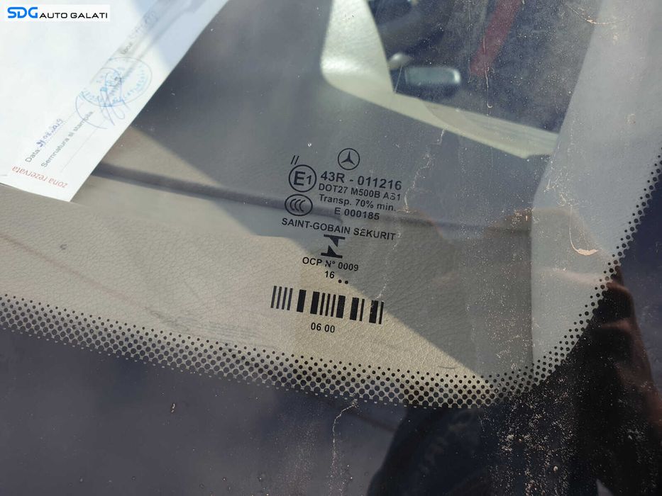 Parbriz Geam Sticla cu Senzor Ploaie Lumini Mercedes Clasa E Class W211 2001 - 2009 [Q2093]