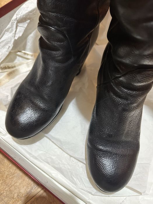 Оригинални ботуши с естествена вата и пух Baldinini Trend, 37