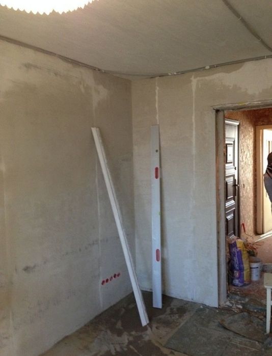 Штукатурка шпаклевка стен