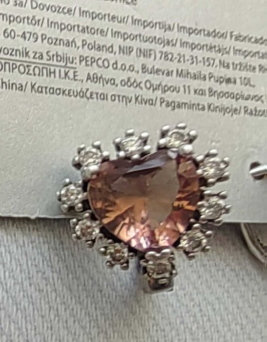 сребърни дамски обеци със специален камък против лоши енергии