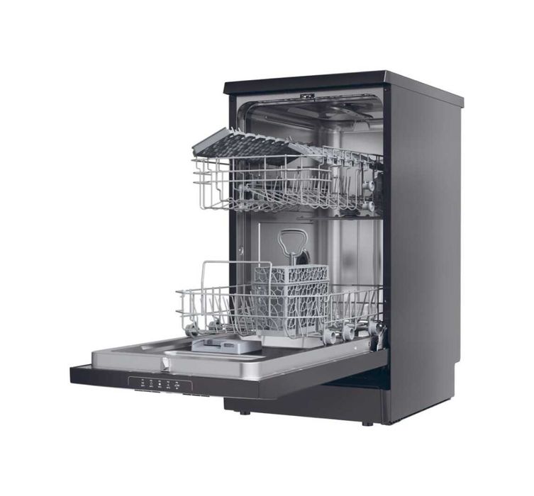 Нова черна свободностояща съдомиялна 45 см 10 комплекта Candy