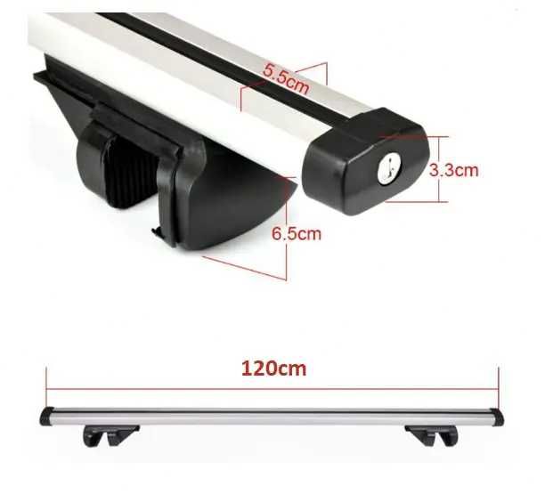 Багажник за кола за греди 120см