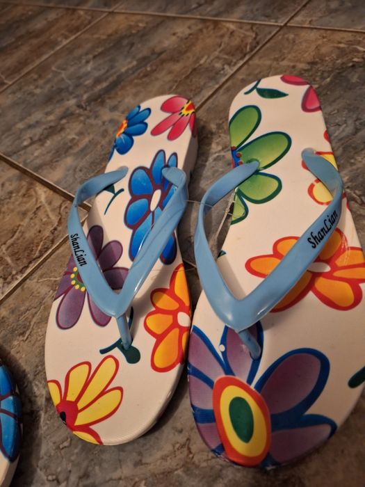 Papuci de plaja  colorati