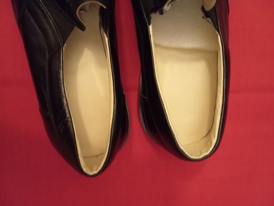 Pantofi din piele naturala mocasini Nr 42