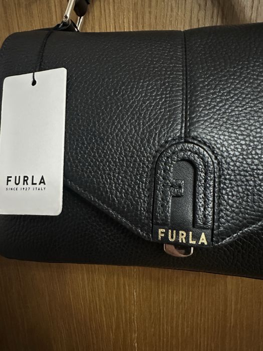 Дамска чанта FURLA Dafne S top handle black