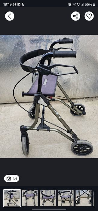 Rolator/cadrul de mers și poziție de odihna