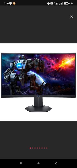 Monitor LG IPS 4K UHD 27 inch  Monitor Gaming curbat LED VA DELL