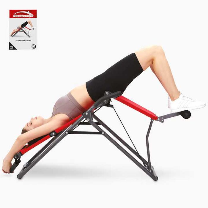 Banca de inversie 2 in 1, MediaSh, Role de masaj, Pliabil