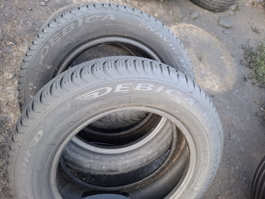 Vand 2 anvelope 165 70 14 debita m+s ca noi dot 2022