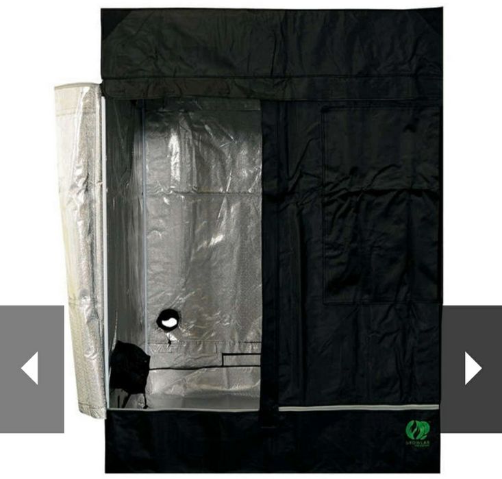 Grow Box Оранжерия за вкъщи 145x145x200 Homebox Homelab - палатка за о