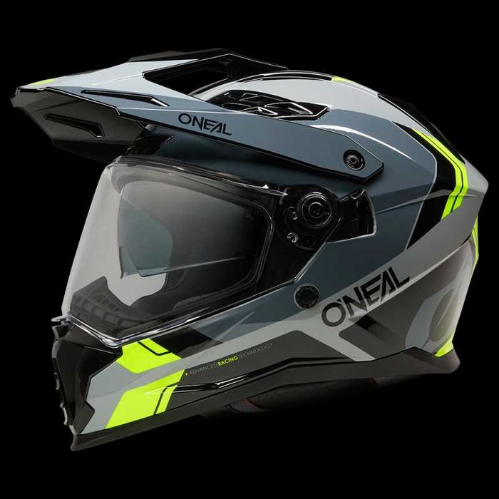 Ендуро каска O'NEAL D-SRS NOMAD Black/Gray/Neon YELLOW V.26