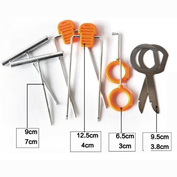 Комплект PVC инструменти за демонтаж на интериорни елементи