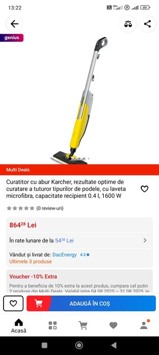 Curățitor cu abur Karcher