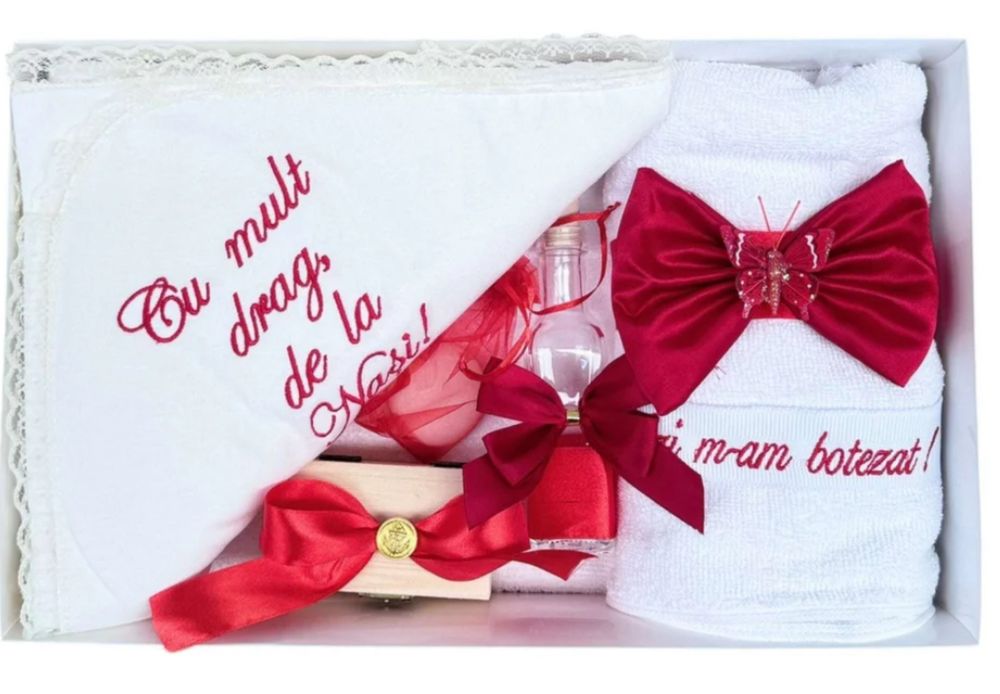 Cutie Trusou Botez Personalizat (din lemn)