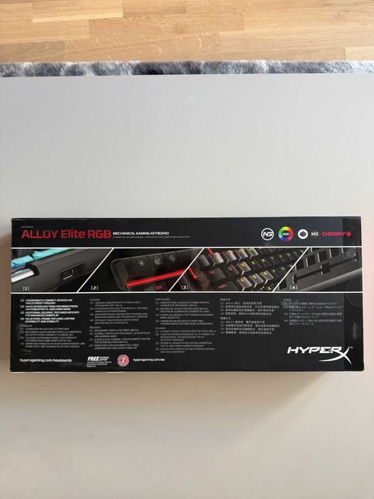 НОВА Механична геймърска клавиатура HyperX Alloy Elite RGB