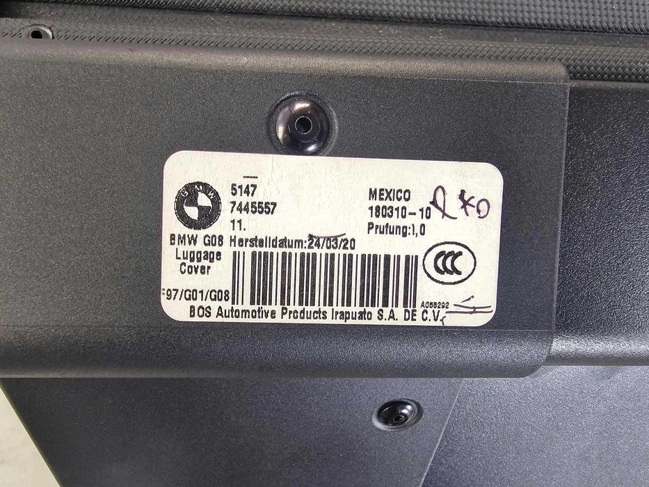 RULOU PORTBAGAJ BMW X3  G01 LCI  2017 -2024   51477445557