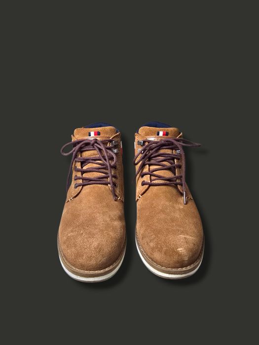 Мъжки боти Tommy Hilfiger – естествен велур, оригинални