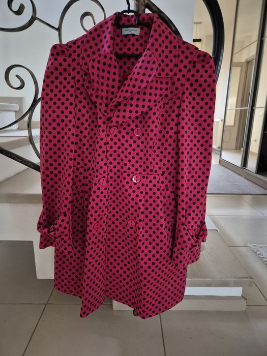 Trench din bumbac satinat