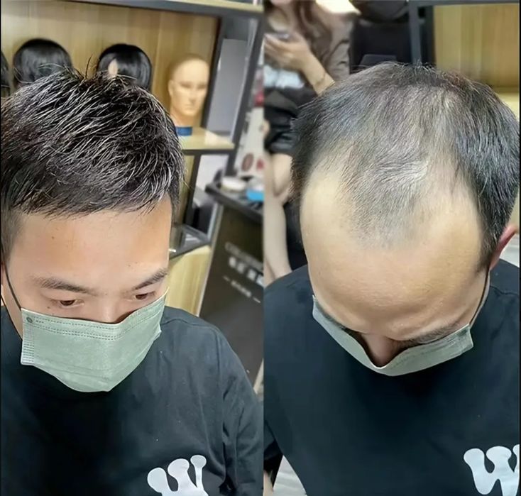 Мужские топперы из натуральных волос