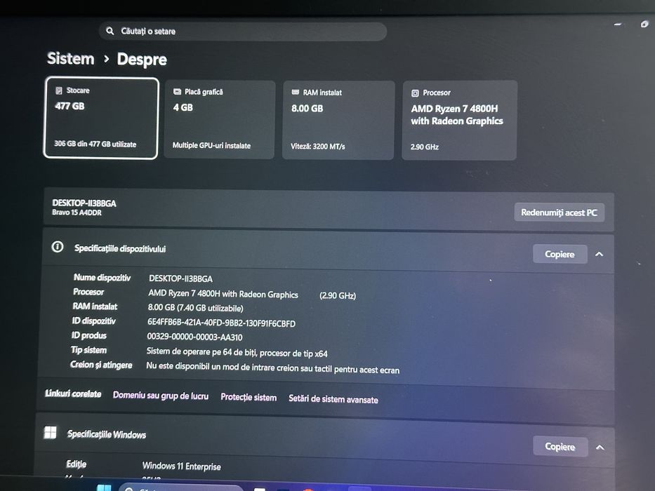 Laptop gaming MSI Bravo 15
