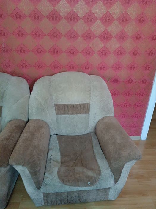 Диван раскладной угловой с креслом