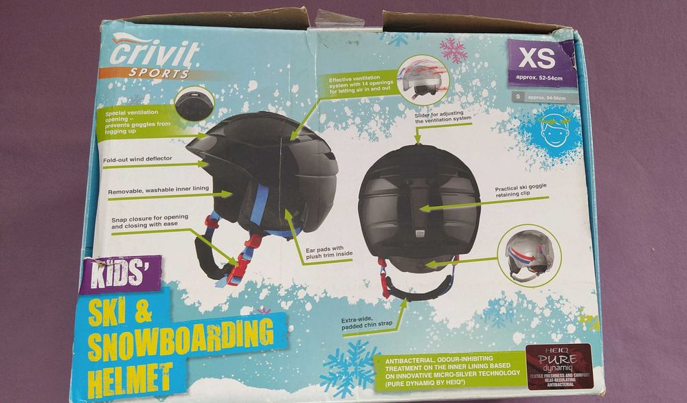 Детска каска за ски XS от Лидл