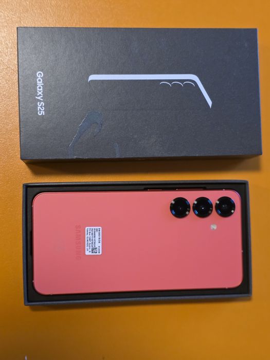 Samsung S25 512gb 12gb Coralred open box factura garantie Samsung