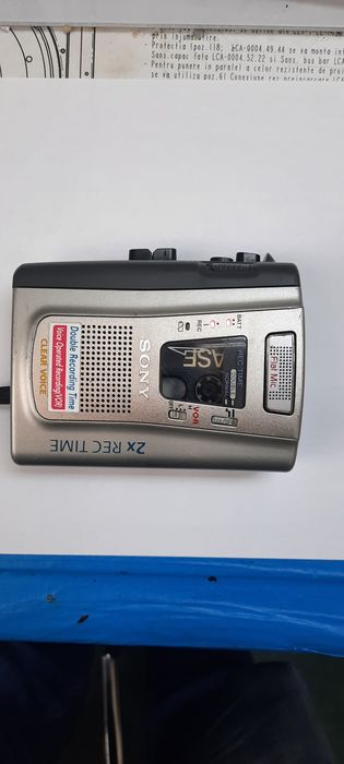 Magnétophone Sony TCM-40DV – Presque Neuf – En Boîte – Dictée/Cassette