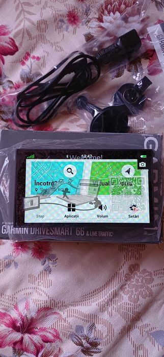 GPS Garmin drive smart 66 Livetrafic NOU la cutie cu toate accesoriile