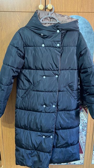 Куртка длинная двусторонняя