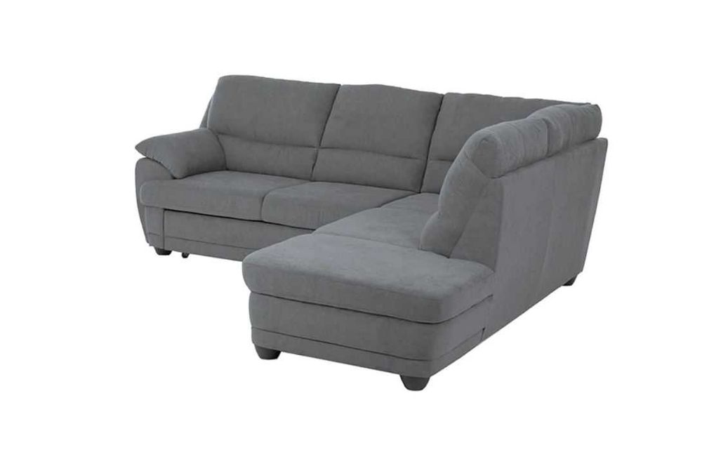 Coltar extensibil NEBOLO , dreapta, stofa gri inchis  245x225x97,