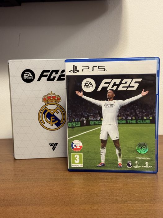 Fc25 ps5 disc edition real madrid still box
